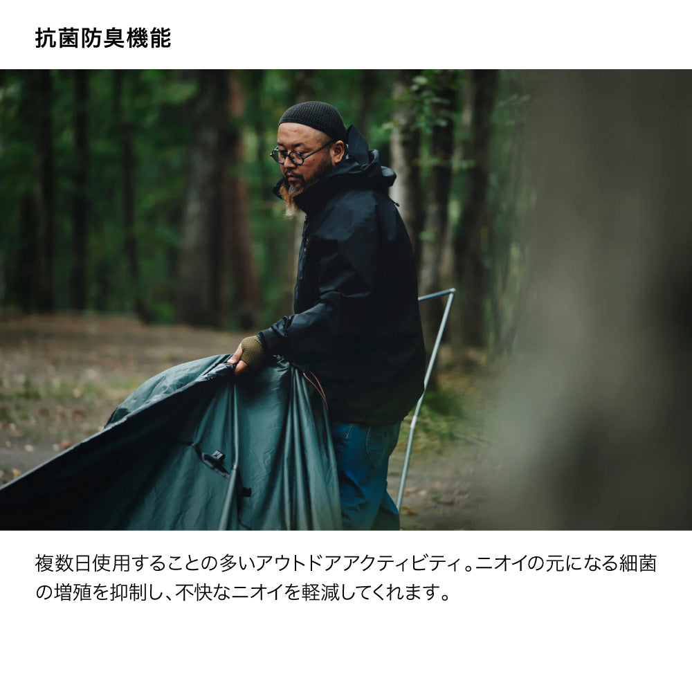 瞬暖GRID-TEC+ Crew-neck Thumbhole クルーネックサムホール GR092EC