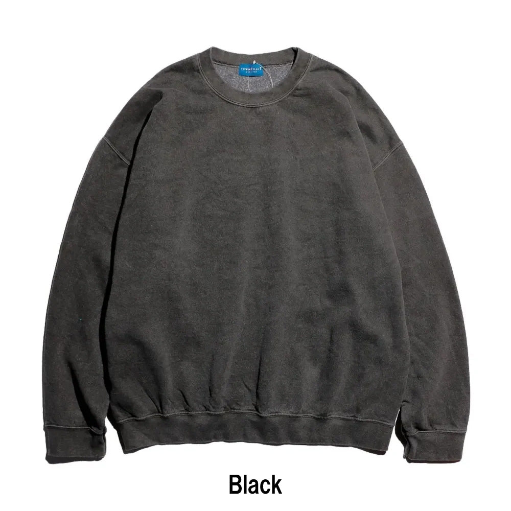 TOWNCRAFT - 90S PIGMENT CREW SWEAT 90Sピグメントクルースウェット