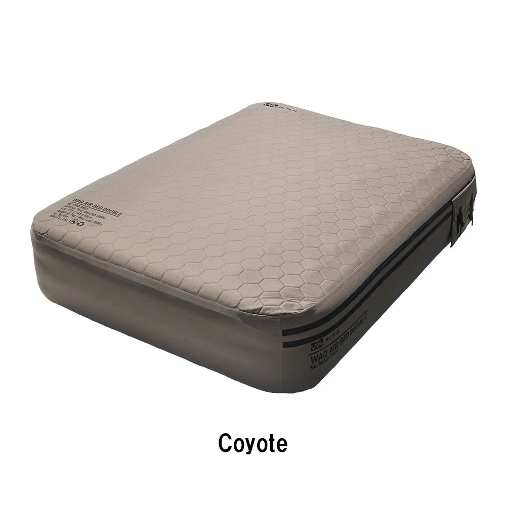 未使用品！　WAQ　エアーベット　ダブル　色コヨーテ WAQ - Air Bed double エアベッドダブル waq-abd1-coyote | アウトドア