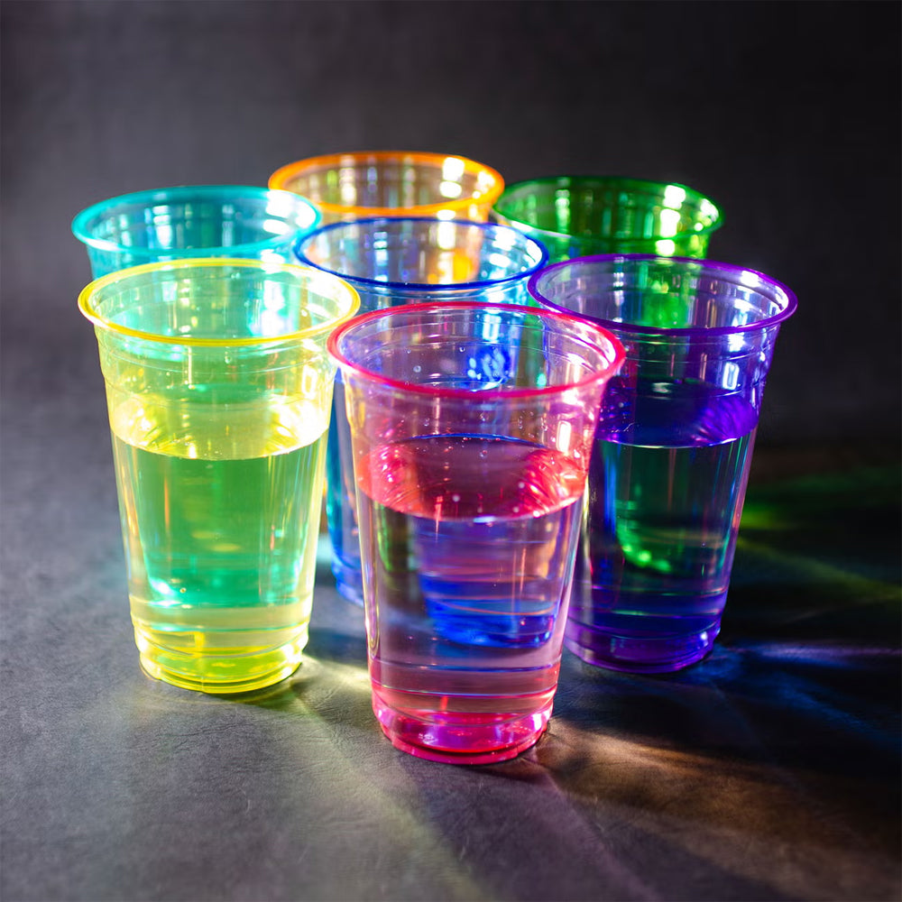 entrex - レインボークリアカップ 600ml 7個セット | アウトドア