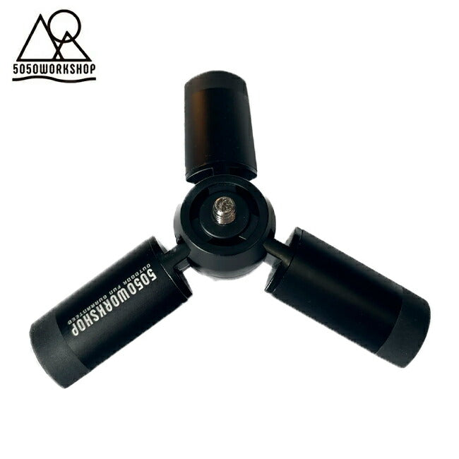 5050WORKSHOP フィフティフィフティワークショップ MINI TRIPOD SS for 2WAY STAND ミニトライポッドSSフォー2ウェイスタンド BLACK