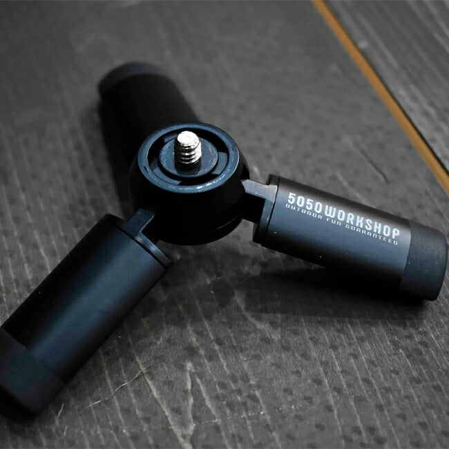 5050WORKSHOP フィフティフィフティワークショップ MINI TRIPOD SS for 2WAY STAND ミニトライポッドSSフォー2ウェイスタンド BLACK