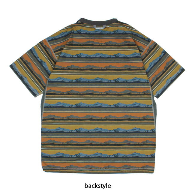 and wander アンドワンダー print short sleeve T プリントショートスリーブティー 574-1153073