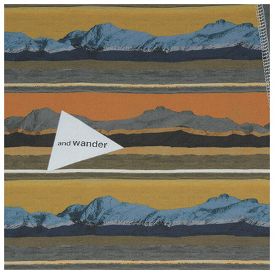 and wander アンドワンダー print short sleeve T プリントショートスリーブティー 574-1153073