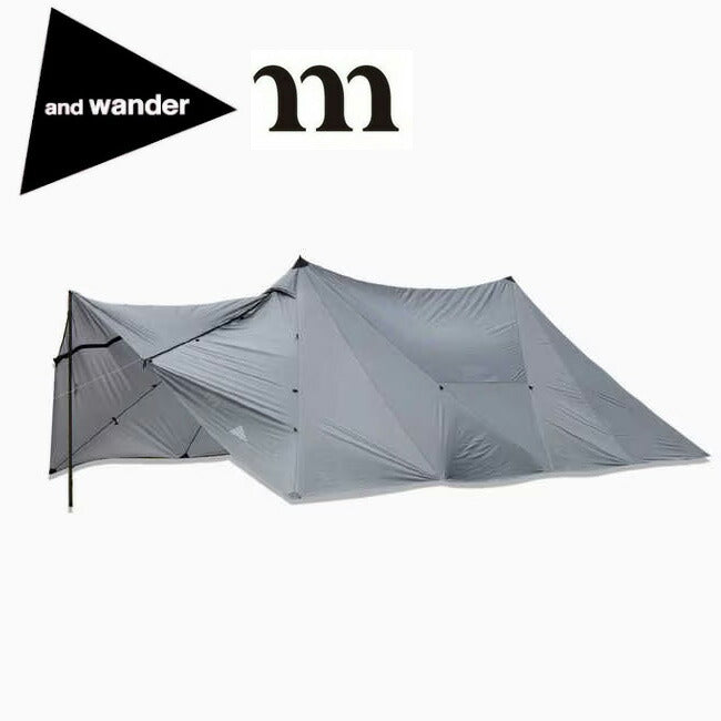 and wander×muraco アンドワンダー×ムラコ HERON 2POLE TENT SHELTER