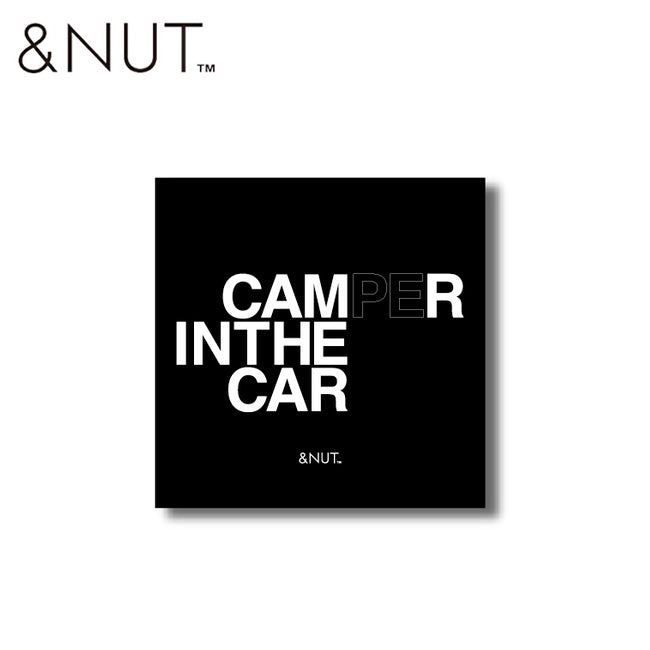 &NUT アンドナット CAMPER IN THE CAR sticker キャンパーインザカーステッカー