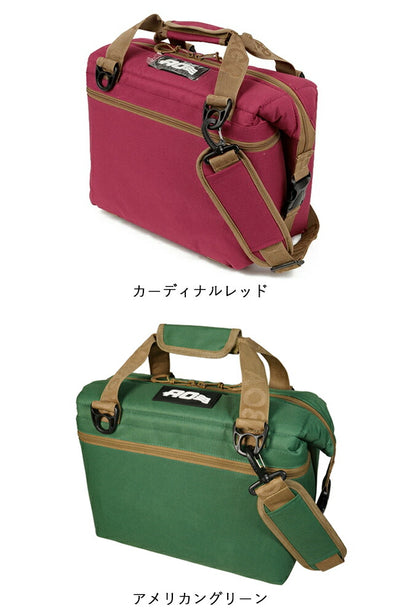 AO Coolers エーオークーラーズ 12パックキャンバスソフトクーラー AO12BK/CH/NB/RD/OR/TA/OL/CAMO/CDTN/AGTN/ABTN