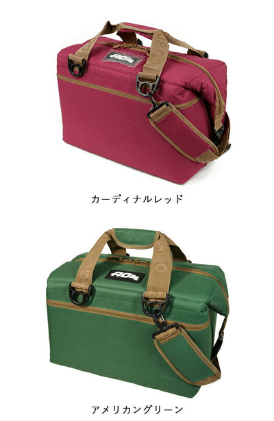 AO Coolers エーオークーラーズ 24パックキャンバスソフトクーラー AO24BK/CH/NB/RD/OR/TA/OL/CAMO/CDTN/AGTN/ABTN