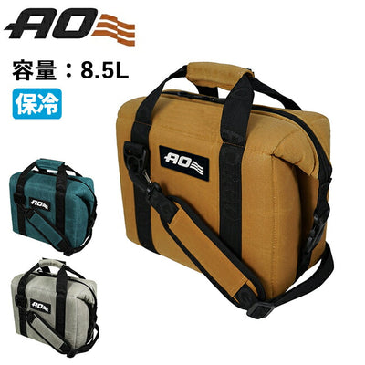 AO Coolers エーオークーラーズ 9パックワックスドキャンバスソフトクーラー キャメル AOW9CA