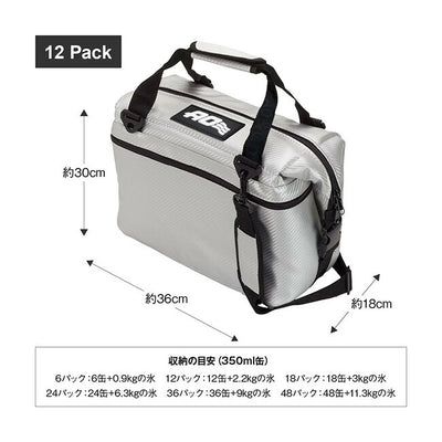 AO Coolers エーオークーラーズ 12パック カーボンソフトクーラー Black AOCR12