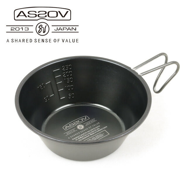 AS2OV アッソブ SIERRA CUP シェラカップ BLACK 282100-10