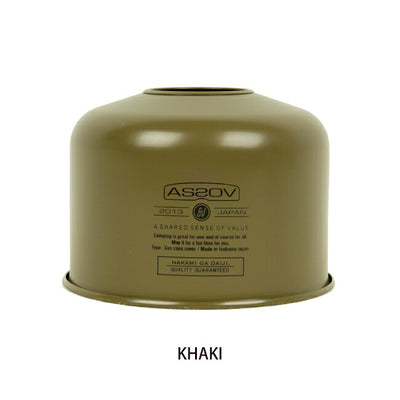 AS2OV アッソブ GAS CAN COVER for 220g PRINT ガス缶カバー 302101