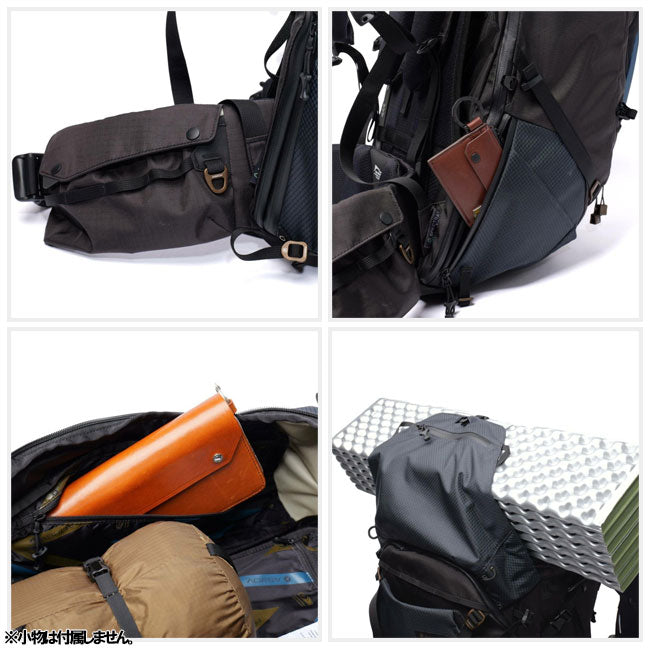 AS2OV アッソブ EPIC SERIES BACK PACK エピックシリーズバックパック 602400 Black