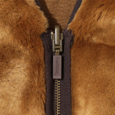 Barbour バブアー SL FRONT ZIP FUR LINER VEST スリムフィットフロントジップファーライナーベスト MLI0035/08210830