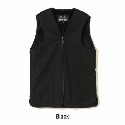 Barbour バブアー SL FRONT ZIP FUR LINER VEST スリムフィットフロントジップファーライナーベスト MLI0035/08210830