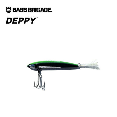 BASS BRIGADE バスブリゲード BRGD×DEPPY COLLABORATION LURE BLACK/NEON GREEN バスブリゲード×デッピーコラボレーションルアー DPBG02 【メール便・代引き不可】