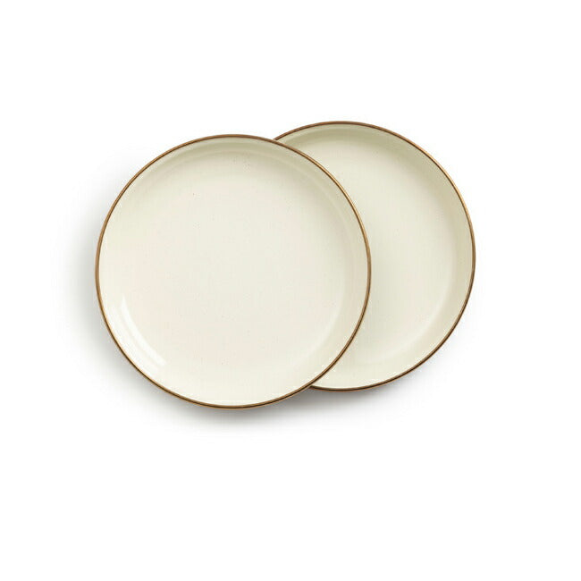 Barebones Living ベアボーンズリビング Enamel 2-Tone Salad Plate 2Set エナメル2トーンサラダプレート 2枚セット 20235056