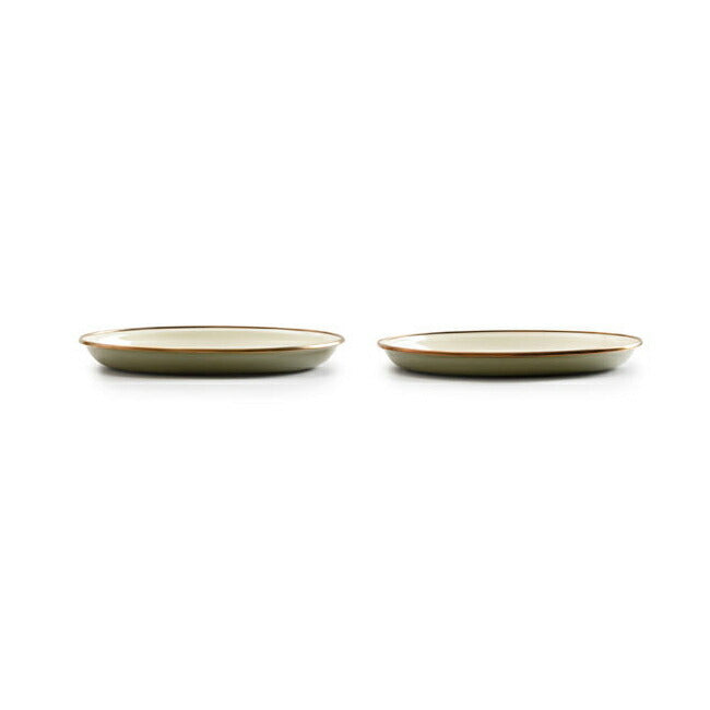 Barebones Living ベアボーンズリビング Enamel 2-Tone Salad Plate 2Set エナメル2トーンサラダプレート 2枚セット 20235056