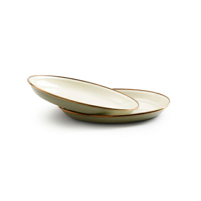 Barebones Living ベアボーンズリビング Enamel 2-Tone Salad Plate 2Set エナメル2トーンサラダプレート 2枚セット 20235056
