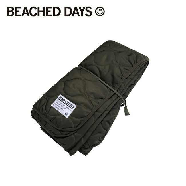 BEACHED DAYS ビーチドデイズ Military Quilting Blanket ミリタリーキルティングブランケット BY900009