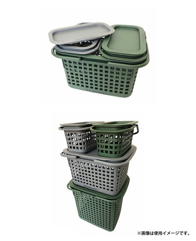 BEACHED DAYS ビーチドデイズ Stacking Basket Small スタッキングバスケットS BY900023