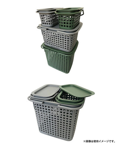 BEACHED DAYS ビーチドデイズ Stacking Basket Large スタッキングバスケットL BY900025