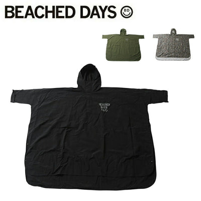 BEACHED DAYS ビーチドデイズ Waterproof Poncho ウォータープルーフポンチョ BY900026