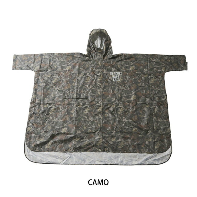 BEACHED DAYS ビーチドデイズ Waterproof Poncho ウォータープルーフポンチョ BY900026