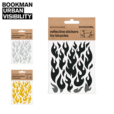 BOOKMAN ブックマン Reflective Stickers Flames リフレクティブステッカー(フレイム)