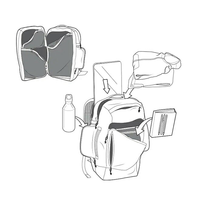 BURTON バートン Multipath Travel Pack マルチパストラベルパック True Black Ballistic 208531