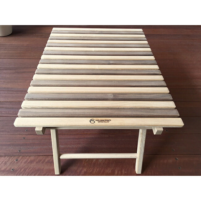 CAMP MANIA PRODUCTS キャンプマニアプロダクツ COMPACT ST TABLE (L) walnut mix コンパクトテーブル ウォルナットミックス