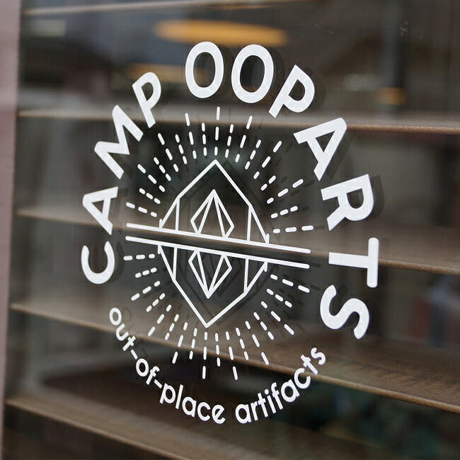 CAMP OOPARTS キャンプオーパーツ ステッカー φ130ｍｍ