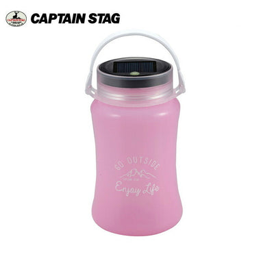 CAPTAIN STAG キャプテンスタッグ フローティングLEDランタン typeII(ソーラー＆USB充電式)（ピンク） UK-4046 ランタンバーベキュー