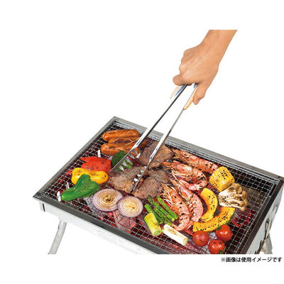 CAPTAIN STAG キャプテンスタッグ BBQウッドグリップパスタトング 35cm UG-3231