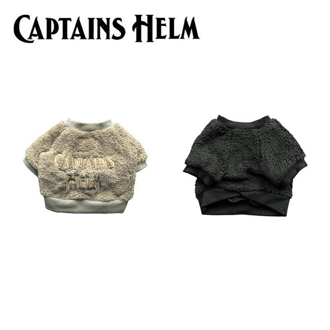 CAPTAINS HELM キャプテンズヘルム #DOGS BOA CREW NECK ドッグボアクルーネック CH21-SP-D03