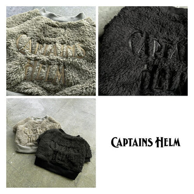 CAPTAINS HELM キャプテンズヘルム #DOGS BOA CREW NECK ドッグボアクルーネック CH21-SP-D03