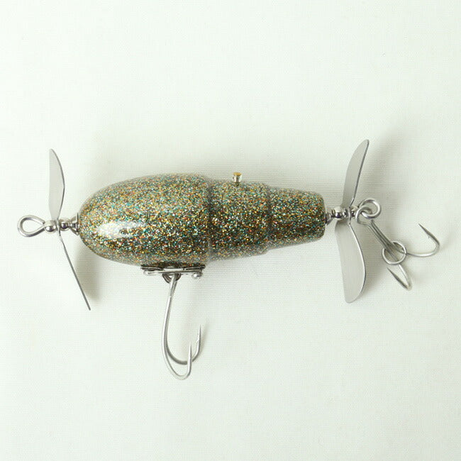 CustomBaitsCrow カスタムベイツクロー ハンドメイド トップウォータールアー ダブルスイッシャー たけのこ