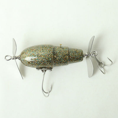 CustomBaitsCrow カスタムベイツクロー ハンドメイド トップウォータールアー ダブルスイッシャー たけのこ