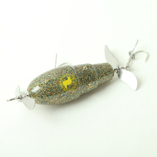 CustomBaitsCrow カスタムベイツクロー ハンドメイド トップウォータールアー ダブルスイッシャー たけのこ