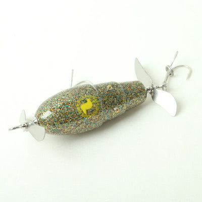 CustomBaitsCrow カスタムベイツクロー ハンドメイド トップウォータールアー ダブルスイッシャー たけのこ