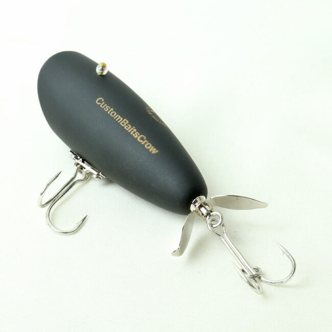 CustomBaitsCrow カスタムベイツクロー ハンドメイド トップウォータールアー スイッシャー たまがえる