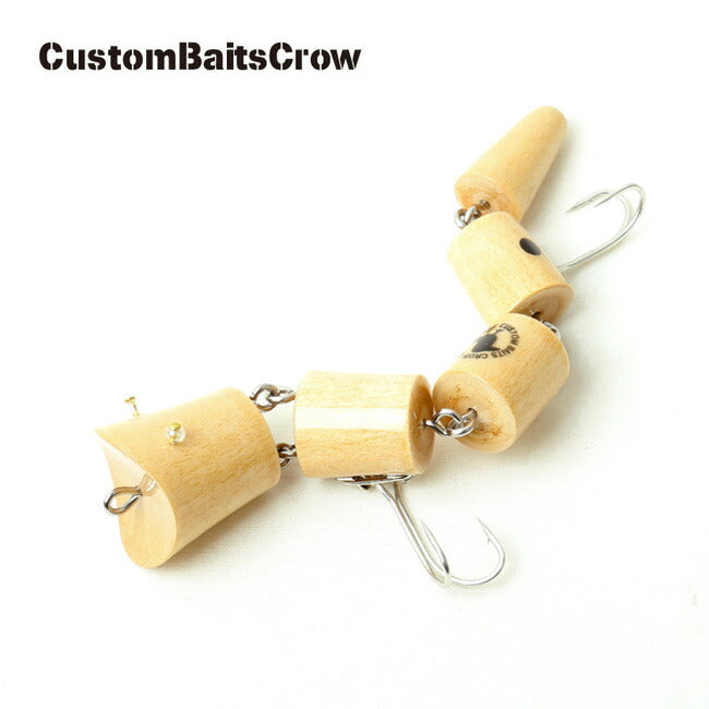 CustomBaitsCrow カスタムベイツクロー ハンドメイド トップウォータールアー ウッド オロチ