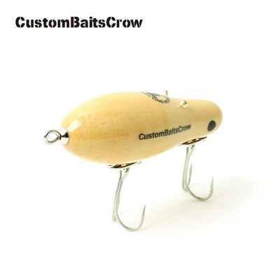 CustomBaitsCrow カスタムベイツクロー ハンドメイド トップウォータールアー ウッド ウフ