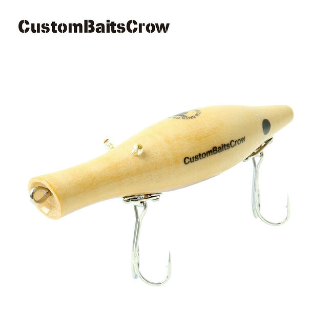 CustomBaitsCrow カスタムベイツクロー ハンドメイド トップウォータールアー ウッド マラカ