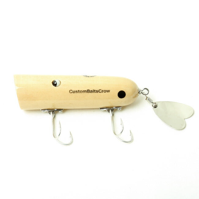 CustomBaitsCrow カスタムベイツクロー ハンドメイド トップウォータールアー ウッド ハートビート