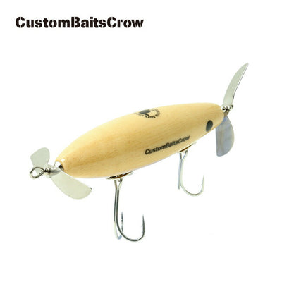 CustomBaitsCrow カスタムベイツクロー ハンドメイド トップウォータールアー ウッド ゼロ