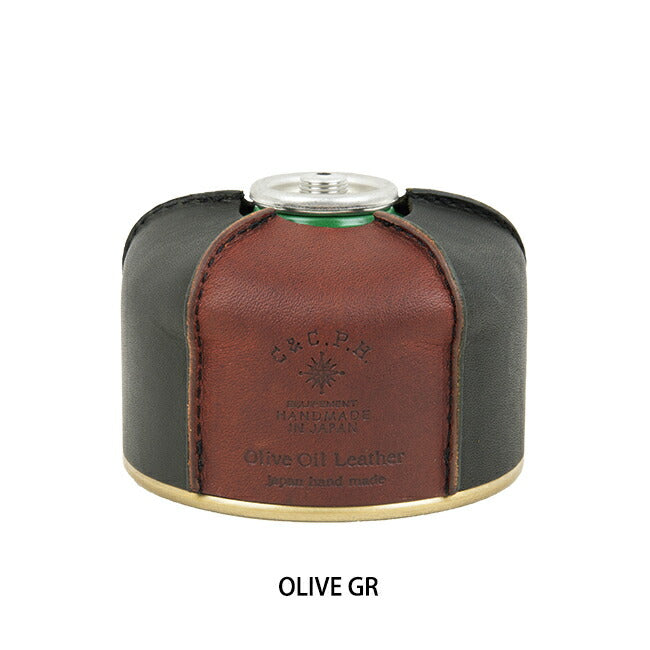 C&C.P.H.EQUIPEMENT シーアンドシーピーエイチイクイップメント OD缶COVER 110g (Olive Oil Leather) CEV1925