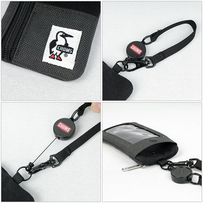 ★CHUMS チャムス Commuter Pass Case Sweat Nylon コミューターパスケーススウェットナイロン CH60-3619