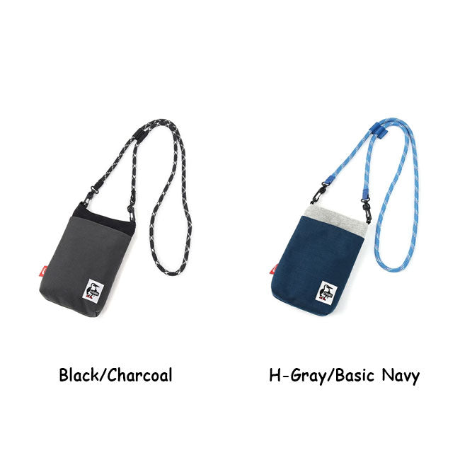 ★CHUMS チャムス Rope Shoulder Pouch Sweat Nylon ロープショルダーポーチスウェットナイロン CH60-3815
