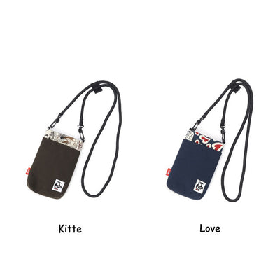 ★CHUMS チャムス Rope Shoulder Pouch Sweat Nylon ロープショルダーポーチスウェットナイロン CH60-3815